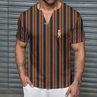 Bear & Tie Stripe Henley