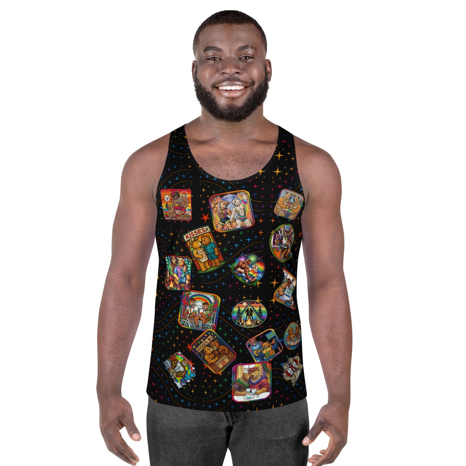 Teddy Bear Pride Tank Top - Image 6